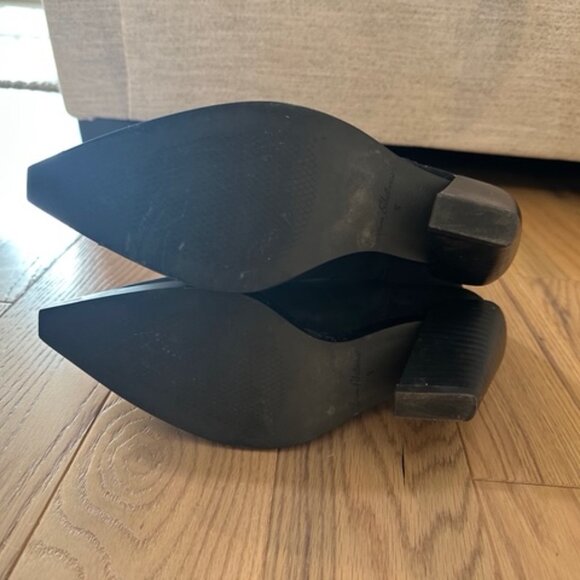 Sam Edleman: Black Western Suede Boot - Picture 3 of 3